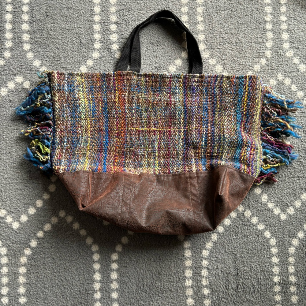 Bag Lady Hippie Yarn Fray Purse